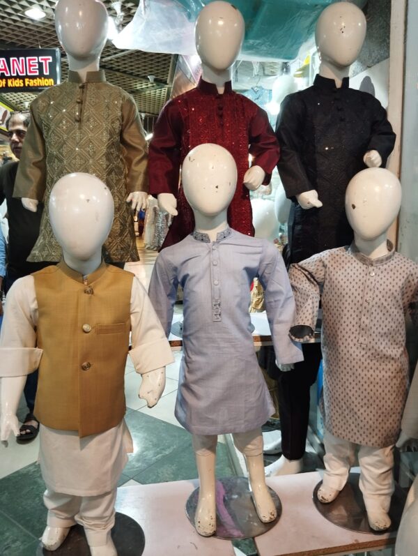 Kids 3 piece Shalwar Qameez with Waist Coat